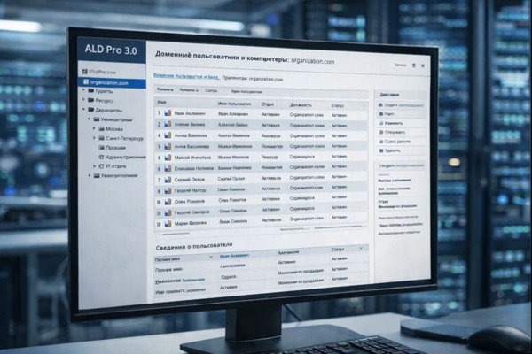 Управление доменом организации в корпоративной ИТ-инфраструктуре: принципы, задачи и роль централизованных служб каталогов